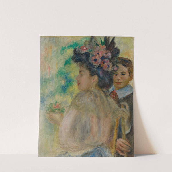 Le chapeau fleuri (1895-1898) by Pierre-Auguste Renoir