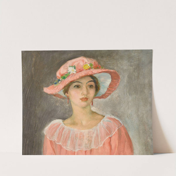 Le chapeau rose (circa 1917) by Henri Lebasque