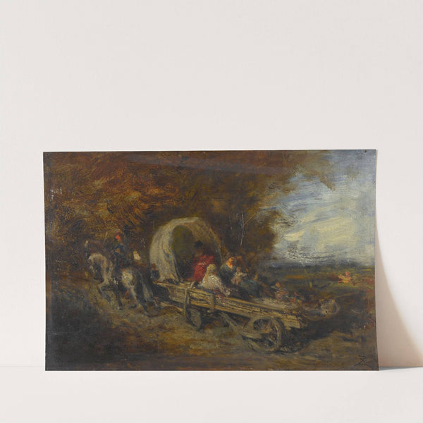 Le chariot (1843 - 1844) by Félix Ziem