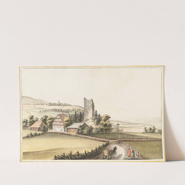 Le Chateau de Hunenberg dans le Canton de Zug (1915-1945) by Caspar Wolf