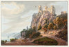 Le château de Rheinstein, appartenant a S.A.R. le Prince Fréderic de Prusse