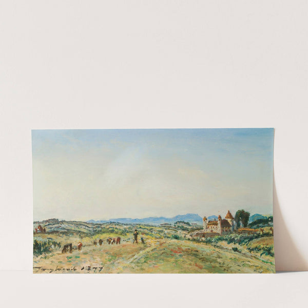 Le Chateau De Virieu-Sur-Bourbre, Isere (1877) by Johan Barthold Jongkind