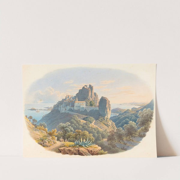 Le Château d'Eze,pres de Nice by Mathias Gabriel Lory