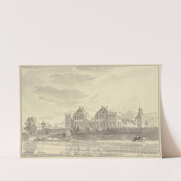 Le Château Sèlesin près de Liège by Jan de Beijer
