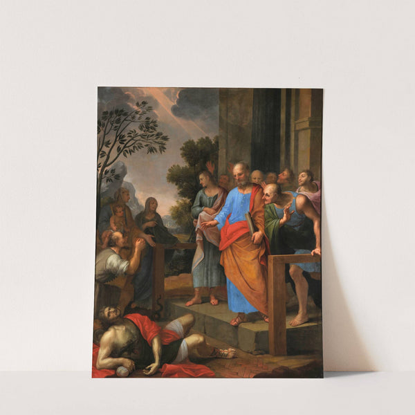 Le châtiment d'Ananie by Jean Hélart