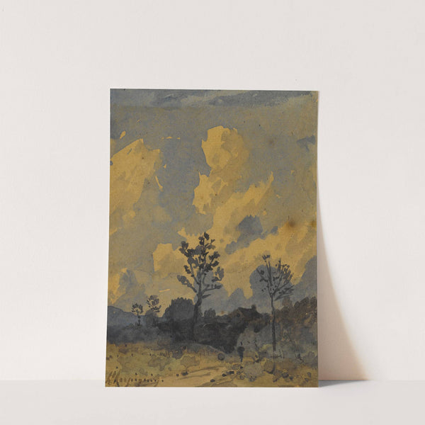 Le chemin dans la forêt by Henri-Joseph Harpignies