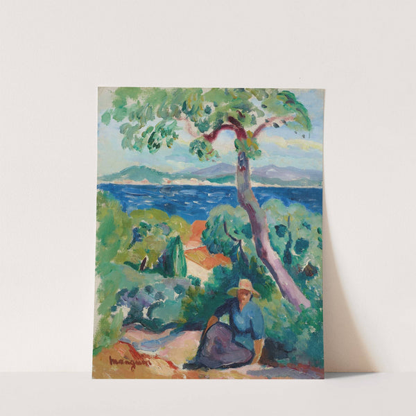 Le Chemin derrière l'Oustalet, Saint-Tropez by Henri Manguin