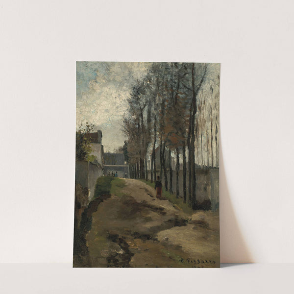 Le Chemin, paysage hivernal (1862) by Camille Pissarro