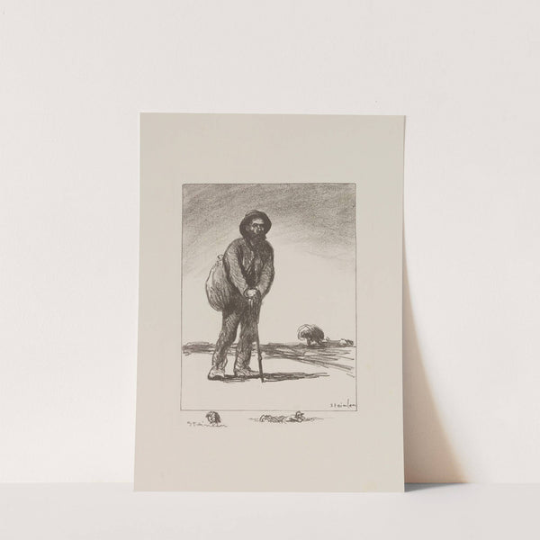 Le chemineau à la besace (1913) by Théophile Alexandre Steinlen