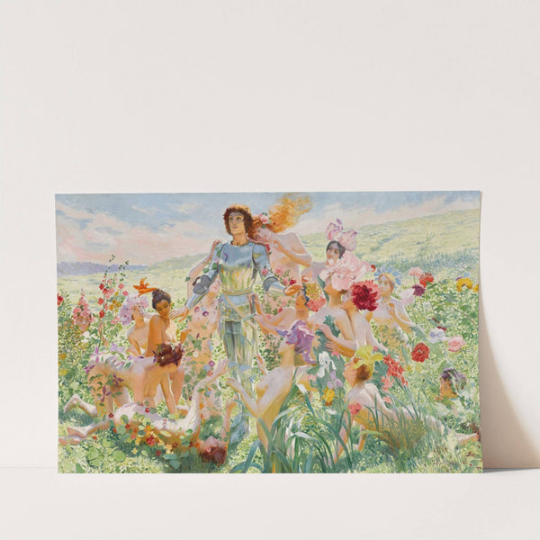 Le Chevalier aux Fleurs by Georges Antoine Rochegrosse