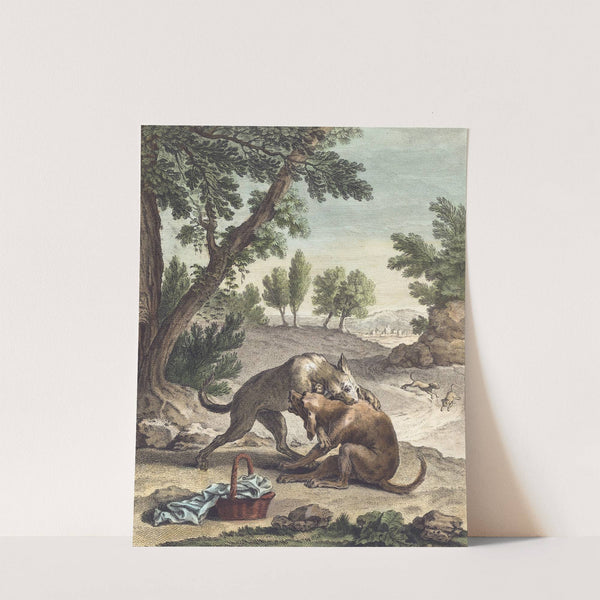Le chien qui porte a son cou le diner de son maitre (The Dog Carrying His Master's Supper) by Martin Marvie