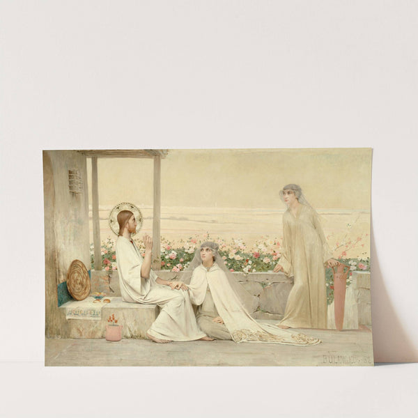 Le Christ chez Marthe et Marie by Eugène Buland