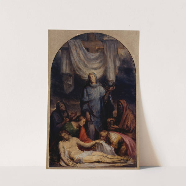 Le Christ descendu de la Croix by Sébastien Melchior Cornu