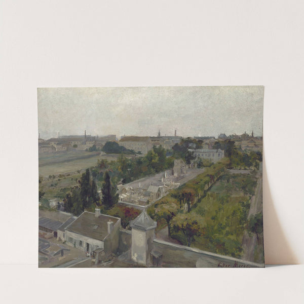 Le cimetière de Picpus et le champs des Martyrs, où furent enterrées les victimes de la Révolution, guillotinées à la barrière du Trône by Victor Marec