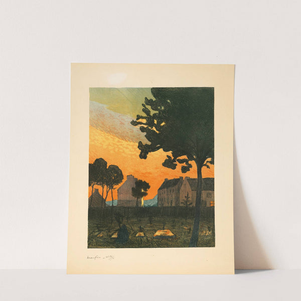 Le cimetière – Plougasnou by Maxime Maufra