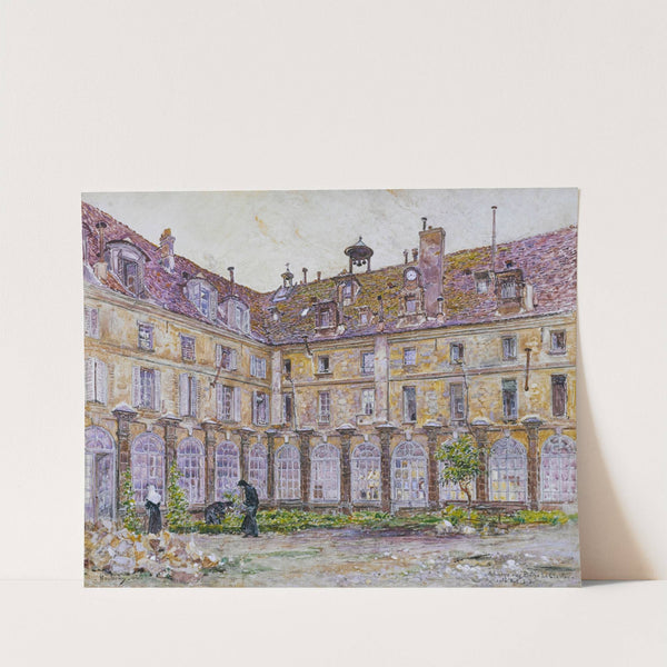 Le cloître de l’Abbaye-aux-Bois, rue de Sèvres (1906) by Frédéric Houbron
