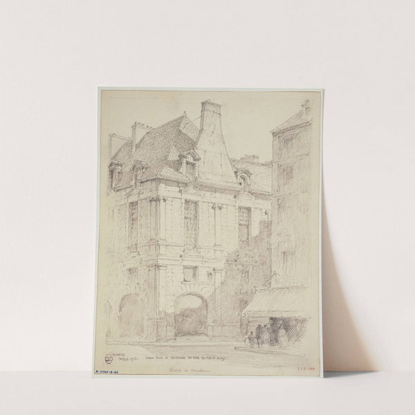 Le coin de la rue Saint-Antoine et de la rue du Petit Musc by Ferdinand Boberg