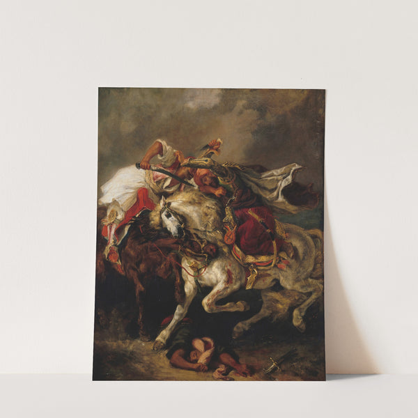 Le Combat du Giaour et du Pacha (1835) by Eugène Delacroix