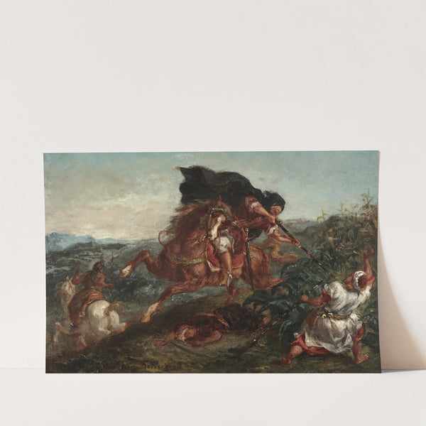 Le Combat by Eugène Delacroix