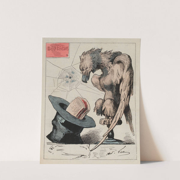 Le comble de la nature morte (1880) by André Gill