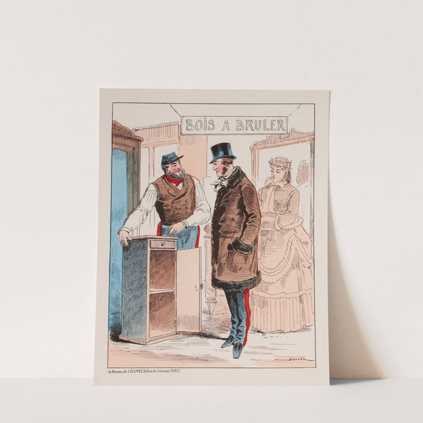 Le combustible. (1871) by Draner