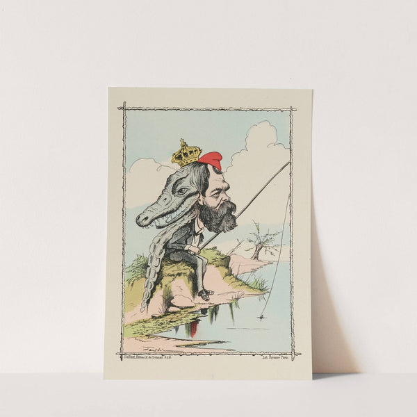 Le comte de Paris Le Crocodile (1871) by Faustin Betbeder