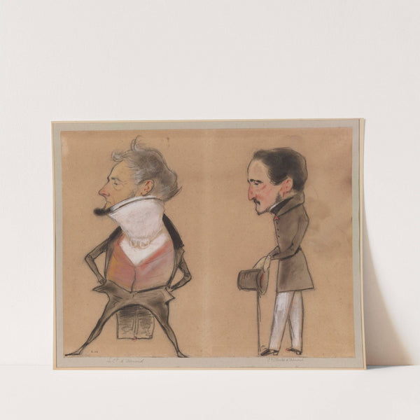 Le comte d’Osmond et Charles d’Osmond by Eugène Giraud