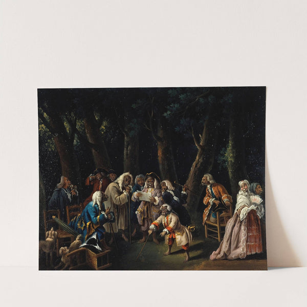 Le Conseil des singes ou Les politiques au jardin des Tuileries by Alexis Peyrotte