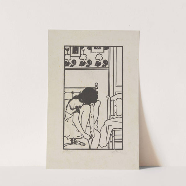 Le cor au papier peint à fleurs – Toilettes (1907) by Jean-Émile Laboureur