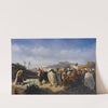 Le cortege maure, près de Tanger by Pharamond Blanchard