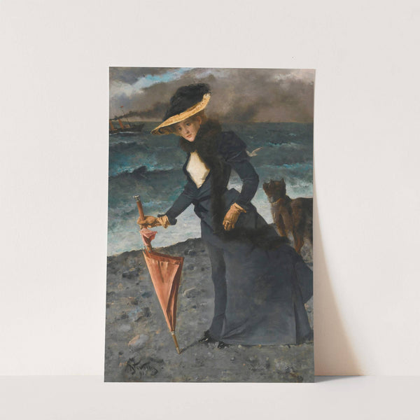 Le Coup De Vent (1891) by Alfred Stevens