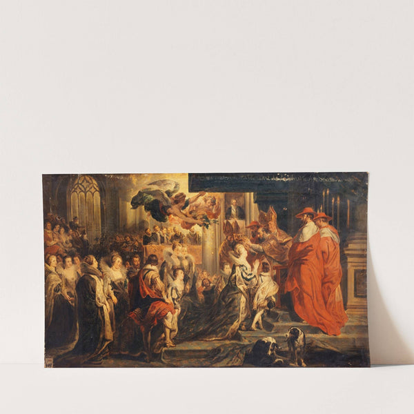 Le Couronnement de Marie de Médicis, le 13 mai 1610. (1835) by Alexandre Marie Colin