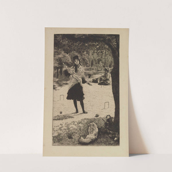 Le croquet (1878) by James Tissot