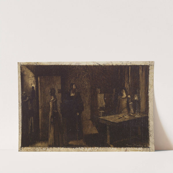 Le crucifix (1887) by Henri Martin