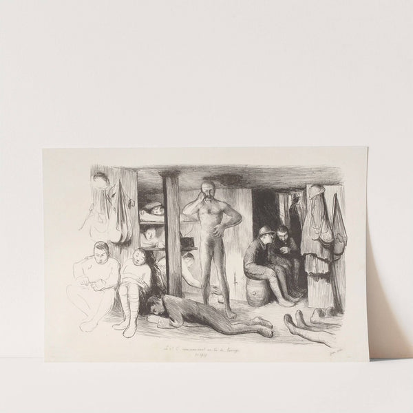 Le Ct. C. commandant un tir de barrage (1914) by Jean Veber