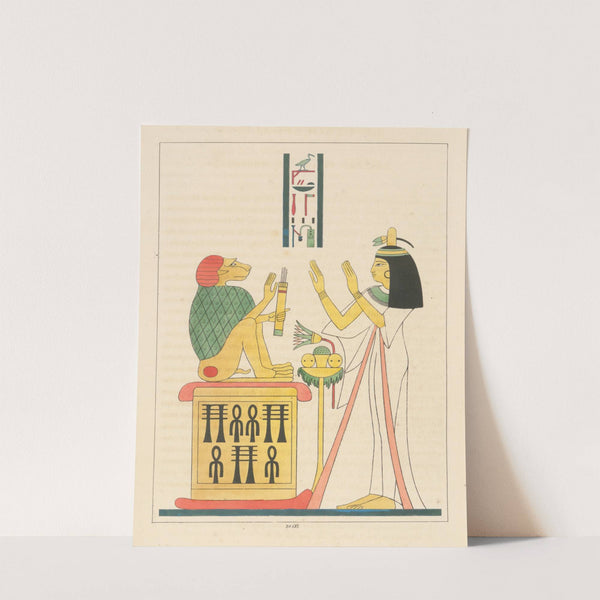 Le Cynocéphale, enblême vivant de Thoth. by Léon-Jean-Joseph Dubois