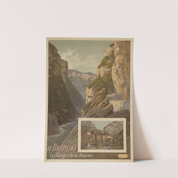 Le Dauphiné. Les Gorges de La Bourne (1898) by Frederic Hugo d’ Alési