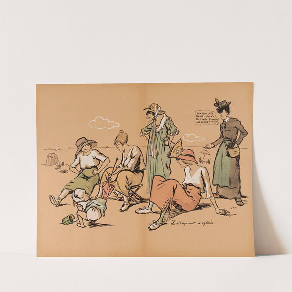 Le débarquement de Cythère (1919) by Georges Goursat (Sem)