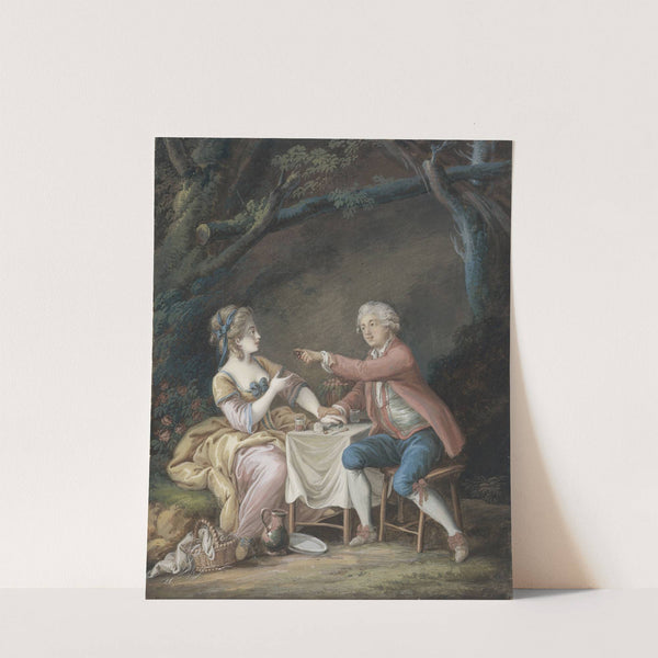 Le Déjeuner champêtre by Pierre-Antoine Baudouin