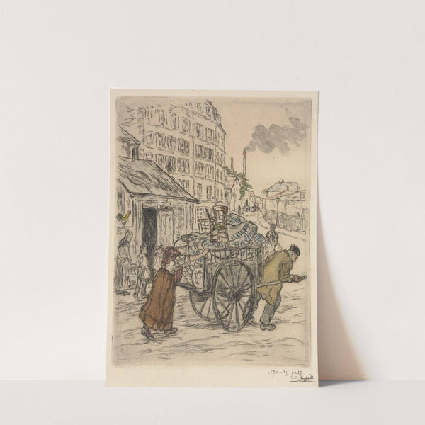 Le Déménagement by Jean François Raffaëlli