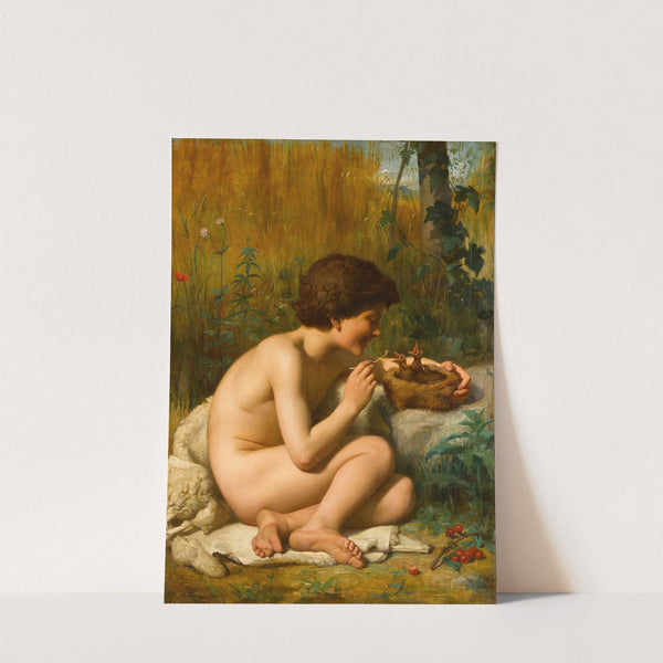 Le dénicheur d'oiseaux by Félix Auguste Clément