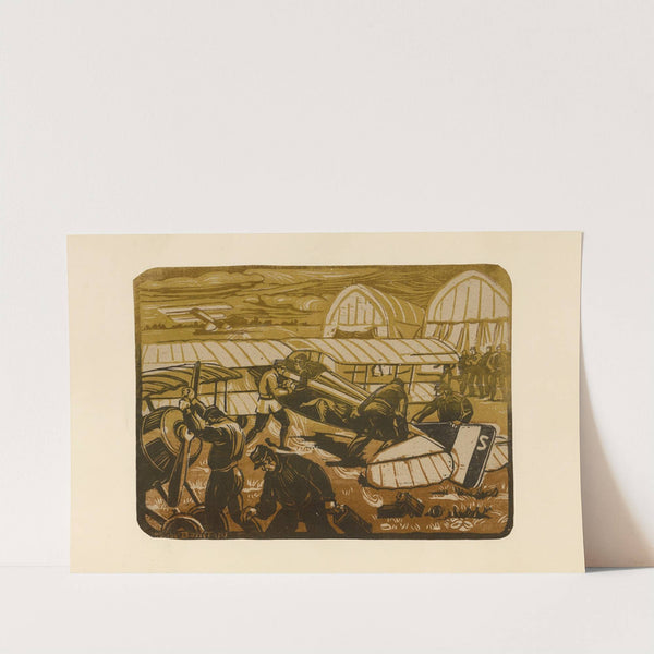 Le départ, Avion SPAD (The Departure, SPAD Plane) (1920)