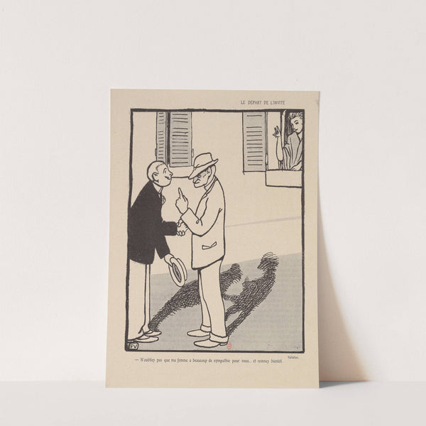 Le Depart de L’Invite (1903) by Félix Vallotton