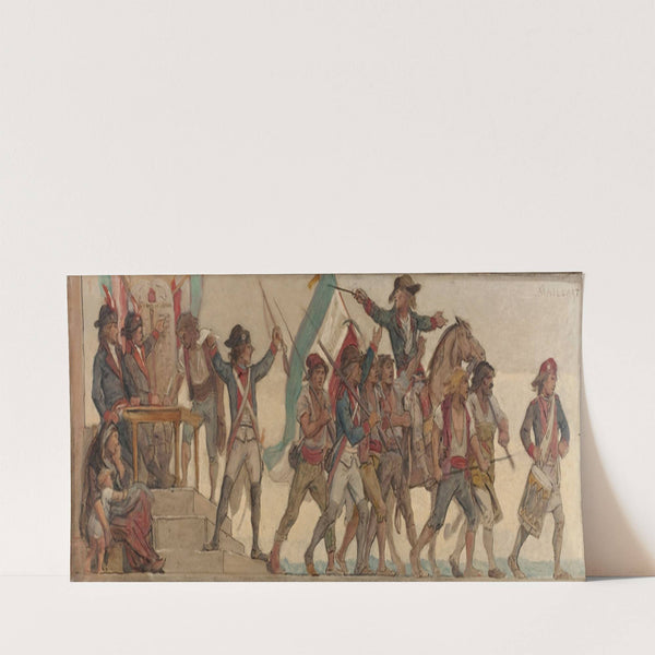 Le départ des conscrits, La patrie en danger (1879) by Diogène Maillart