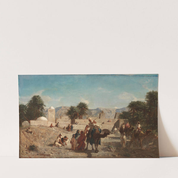 Le depart des guerriers (1852) by Eugène Fromentin