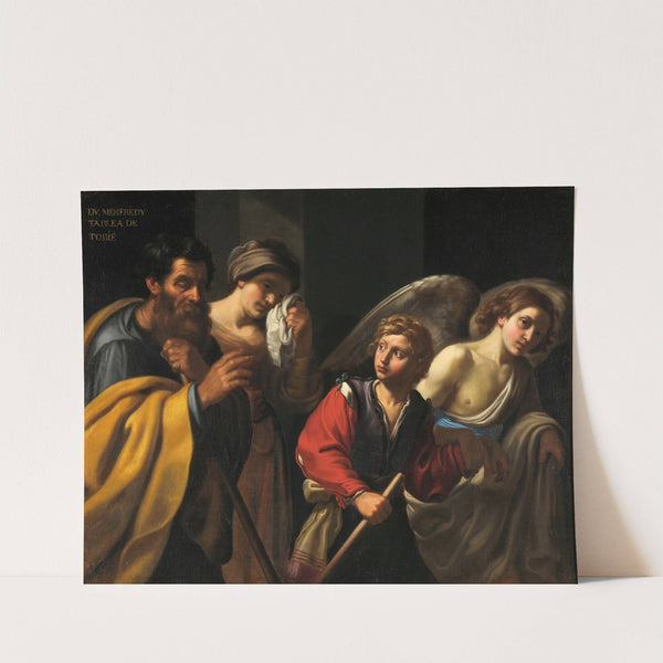 Le Départ du jeune Tobie by Bartolomeo Manfredi