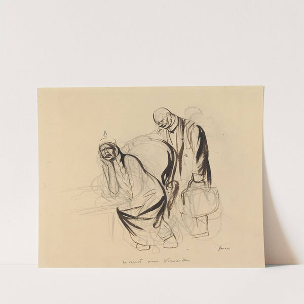 Le depart pour Versailles (c. 1919) by Jean-Louis Forain