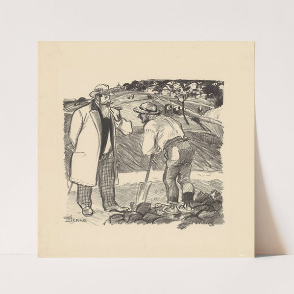 Le député aux champs (1894) by Théophile Alexandre Steinlen