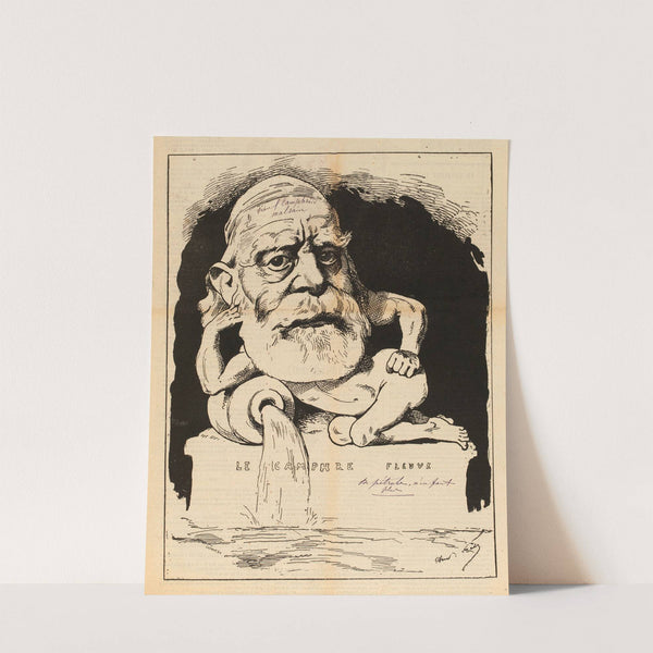 Le député Raspail père, par Gill (1876) by André Gill