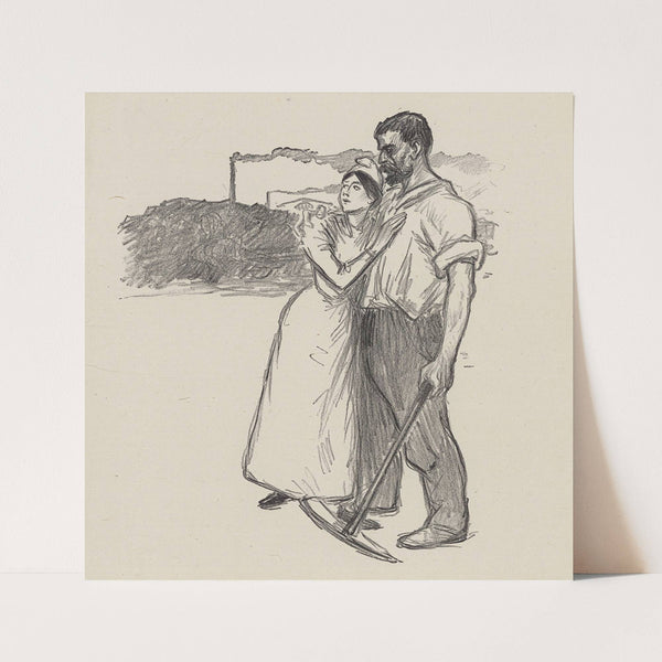 Le dernier asile de la liberté (1894) by Théophile Alexandre Steinlen